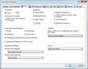 Set "Apply Windows key combinations" to "On the remote computer"