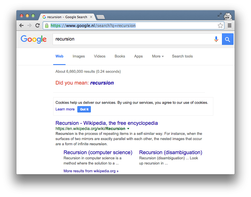 https://www.google.nl/search?q=recursion