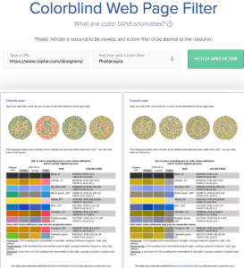Colorblind Web Page Filter