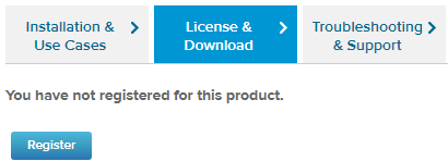 The dreaded register button.