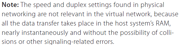 vSwitch and vNIC speeds mainly depend on CPU and RAM speeds.