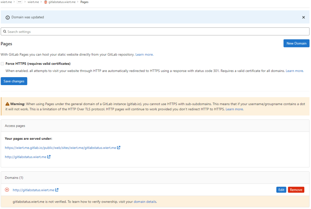 Waiting for gitlabstatus.wiert.me to become active