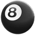U+1F3B1 🎱 pool 8 ball U+1F3B1: 🎱